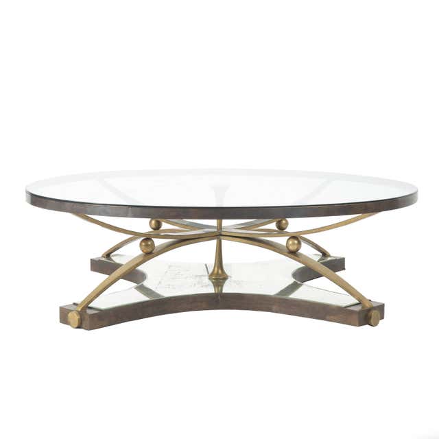 Italian Coffee Table in Rattan and Glass with Three Risers at 1stDibs ...