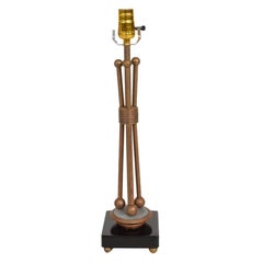 Arturo Pani Hollywood Regency Refined Elegance Brass Table Lamp - Mexico 1960s