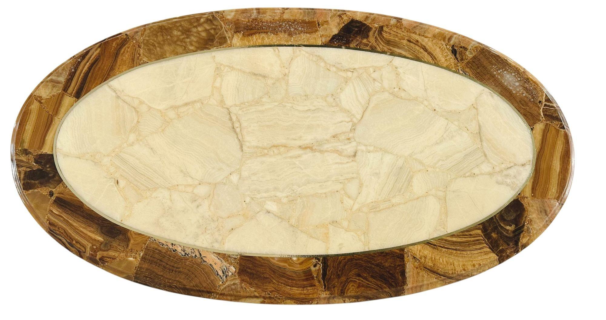 Arturo Pani Onyx Coffee Table for Muller of Mexico, 1970 In condizioni buone in vendita a Chicago, IL