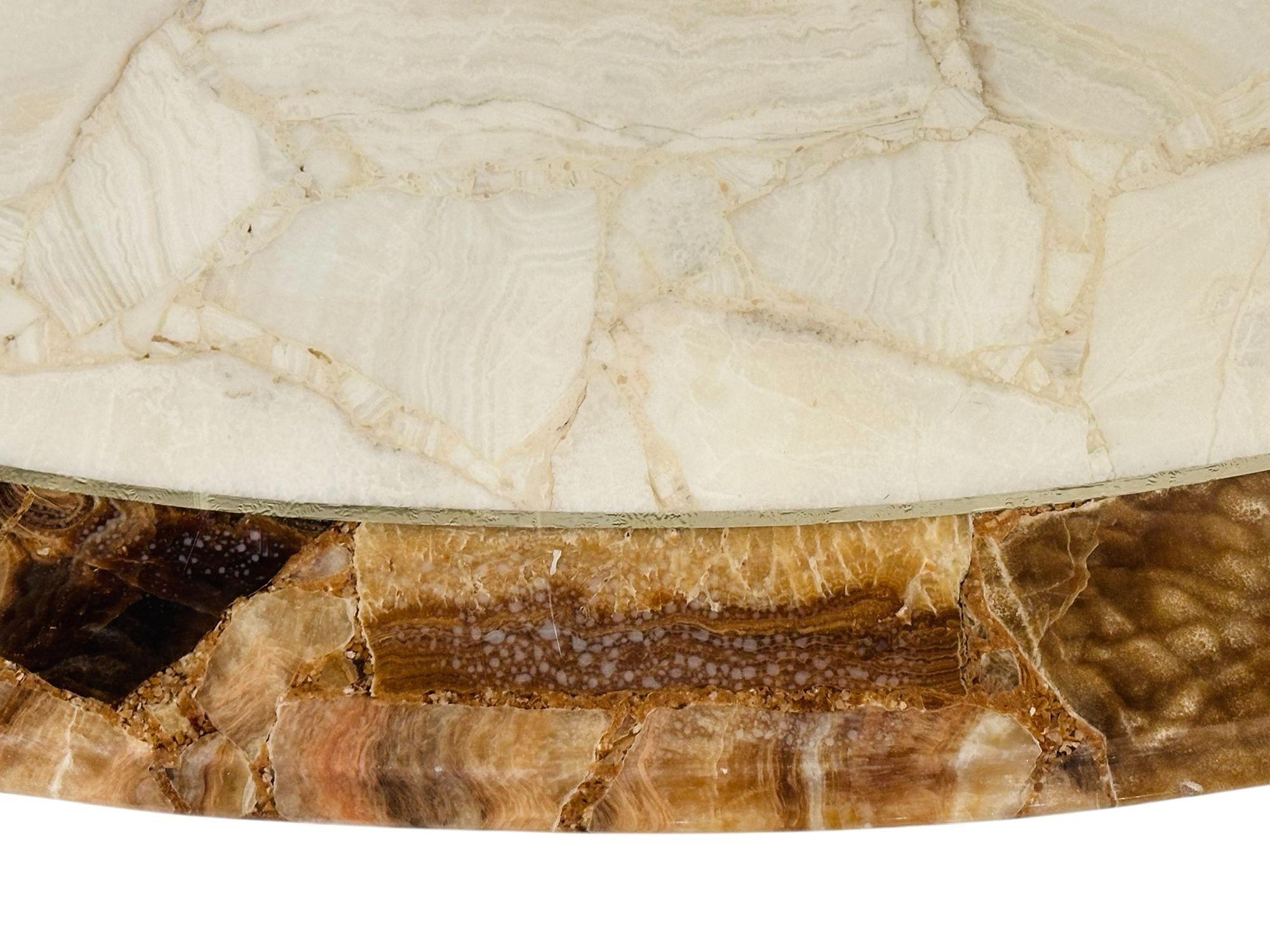 Fine XX secolo Arturo Pani Onyx Coffee Table for Muller of Mexico, 1970 in vendita