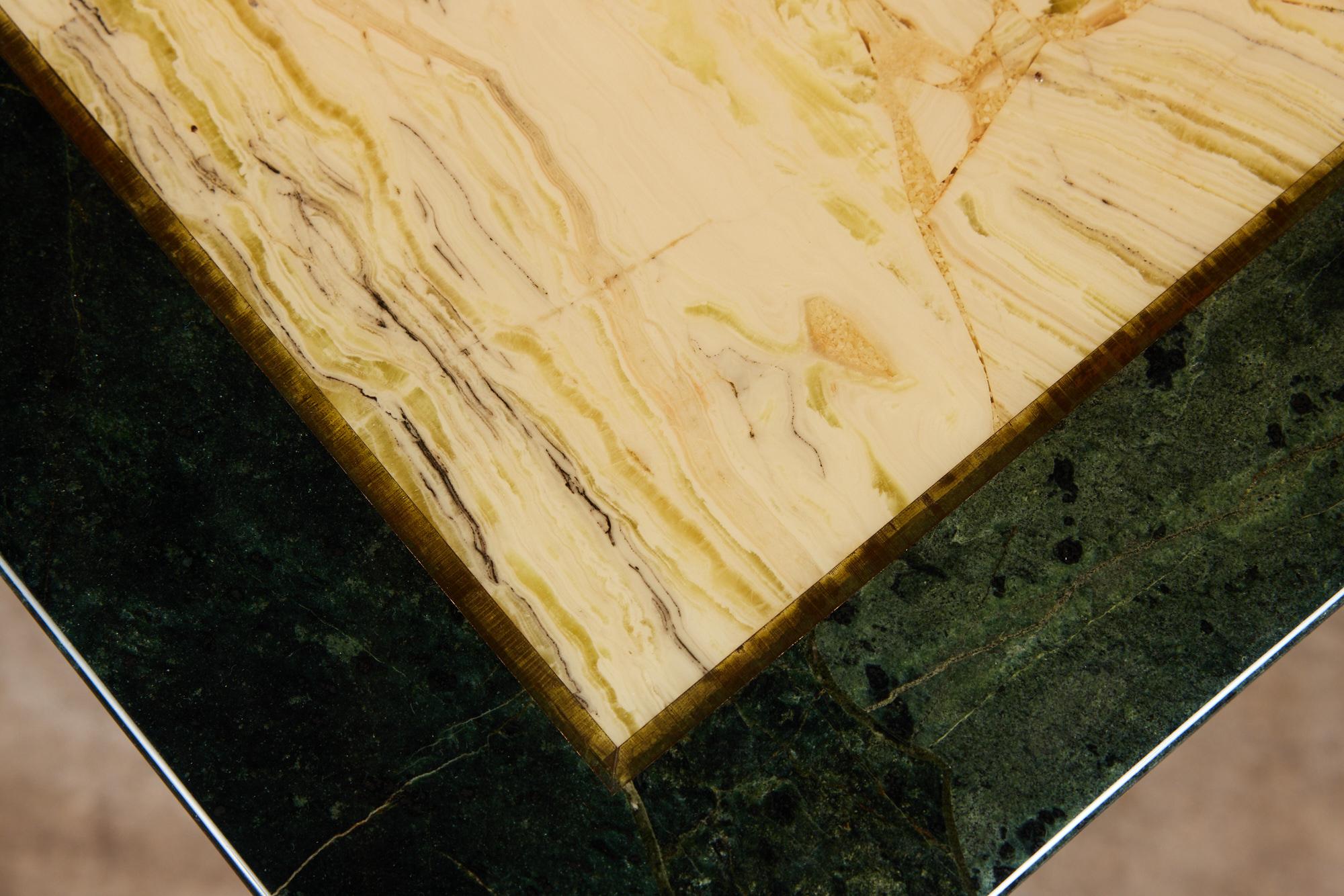 Arturo Pani Onyx Pedestal Side Table for Muller of Mexico 9