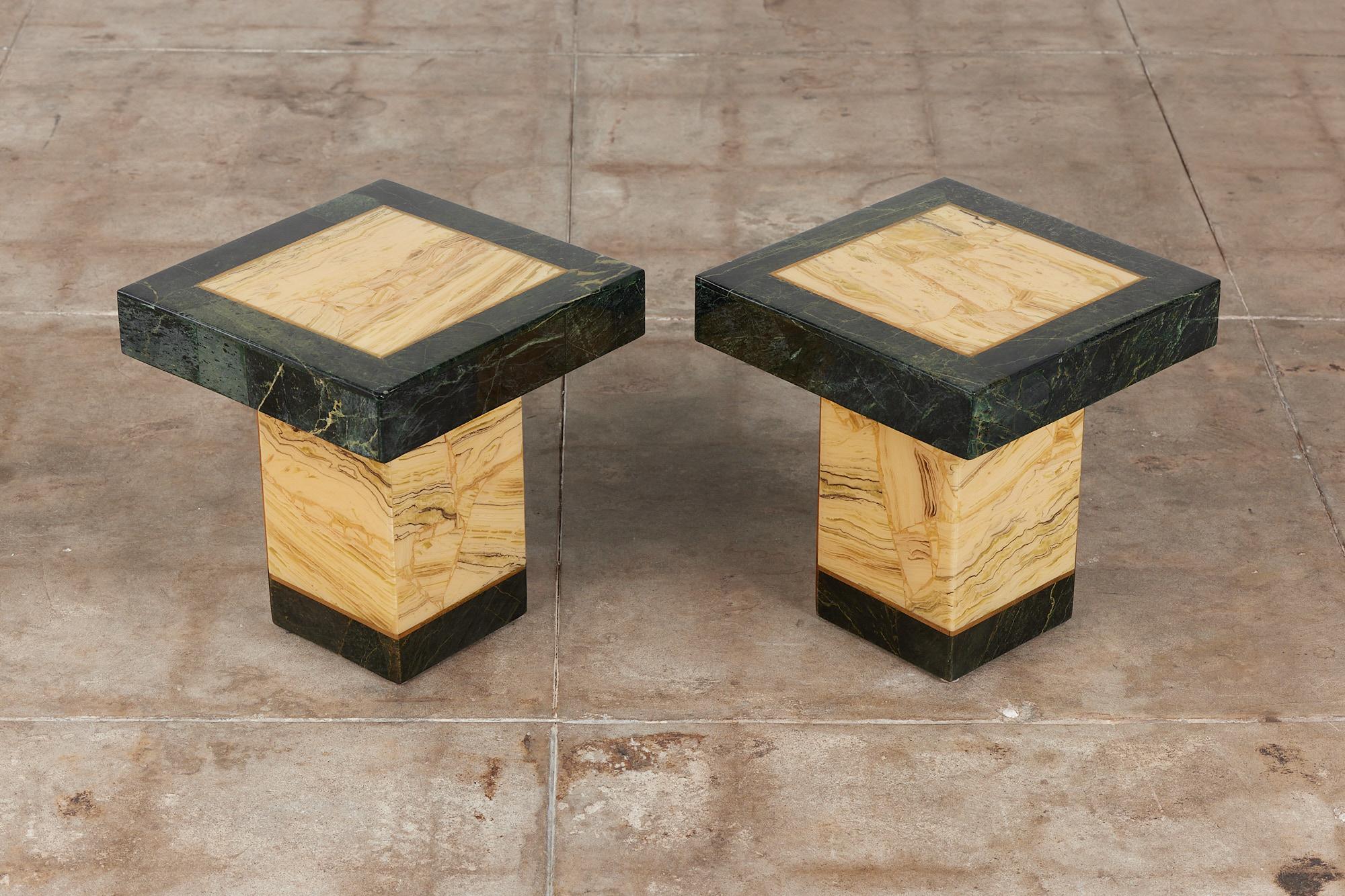 Arturo Pani Onyx Pedestal Side Table for Muller of Mexico 12