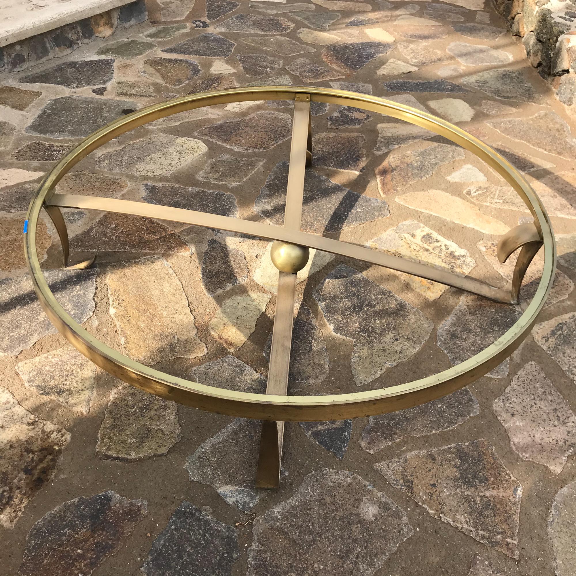1950s Mexico Arturo Pani Sculptural Round Bronze Ball Cocktail Table  For Sale 7