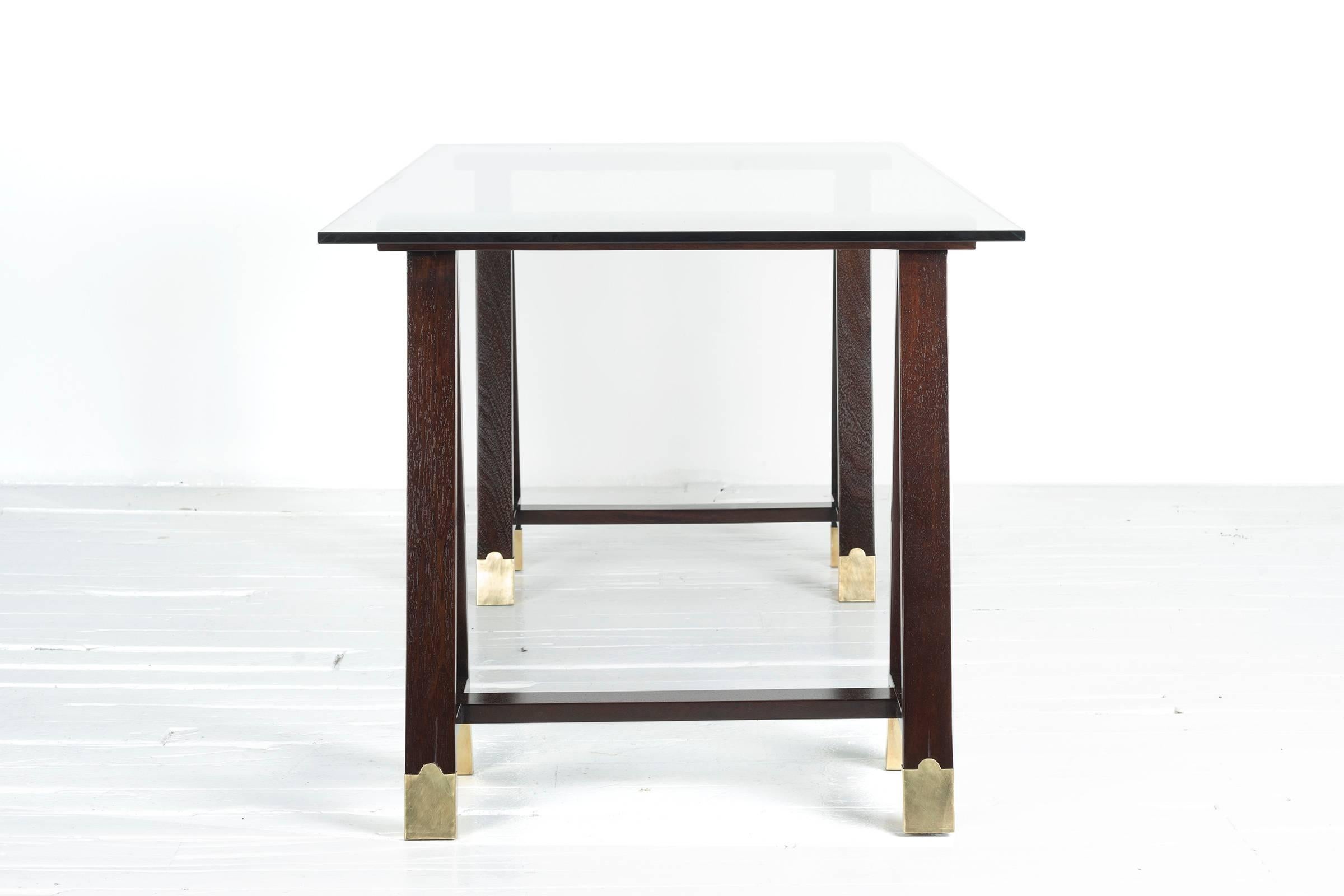 Arturo Pani Trestle Table In Good Condition For Sale In Chicago, IL
