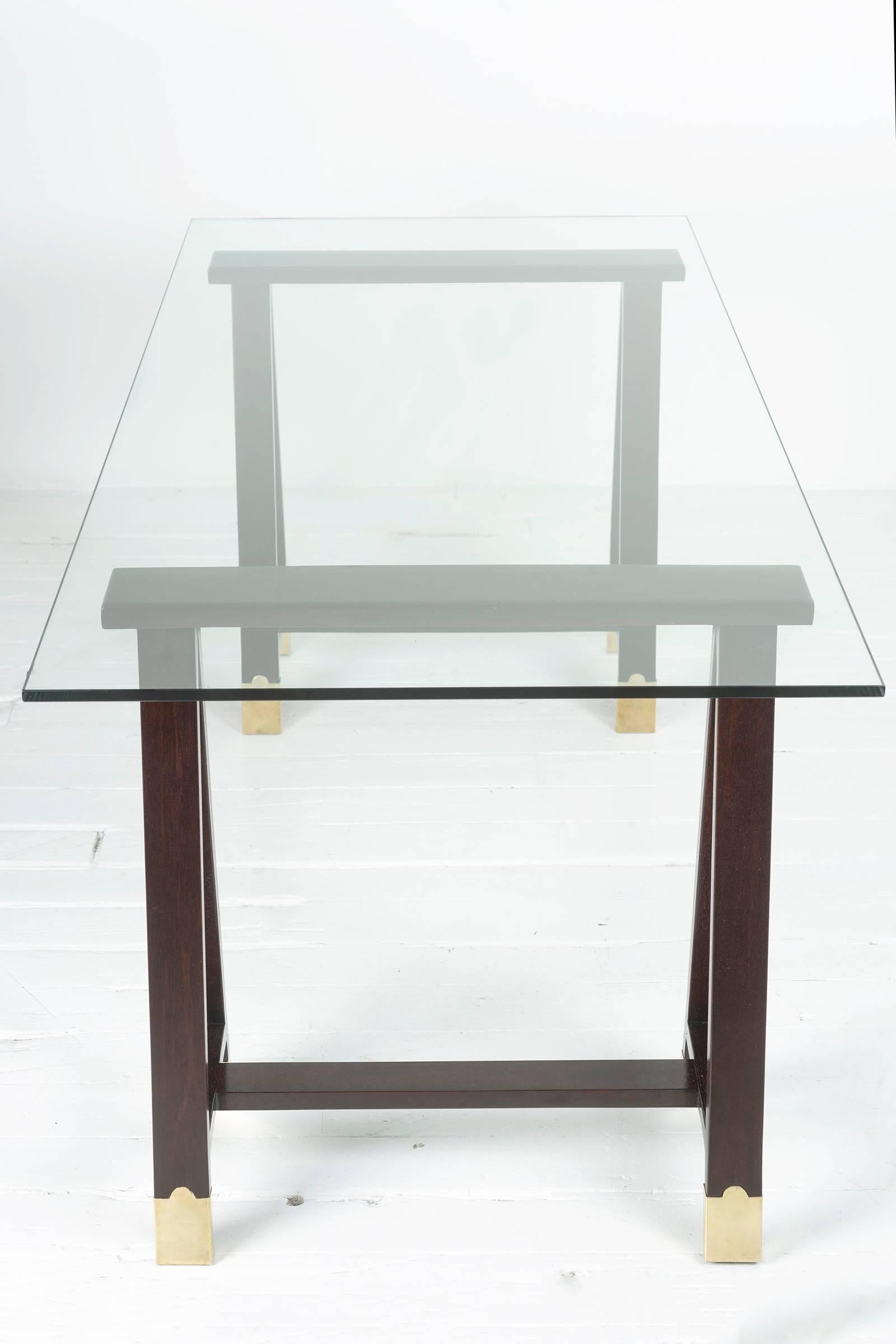 Mid-20th Century Arturo Pani Trestle Table For Sale