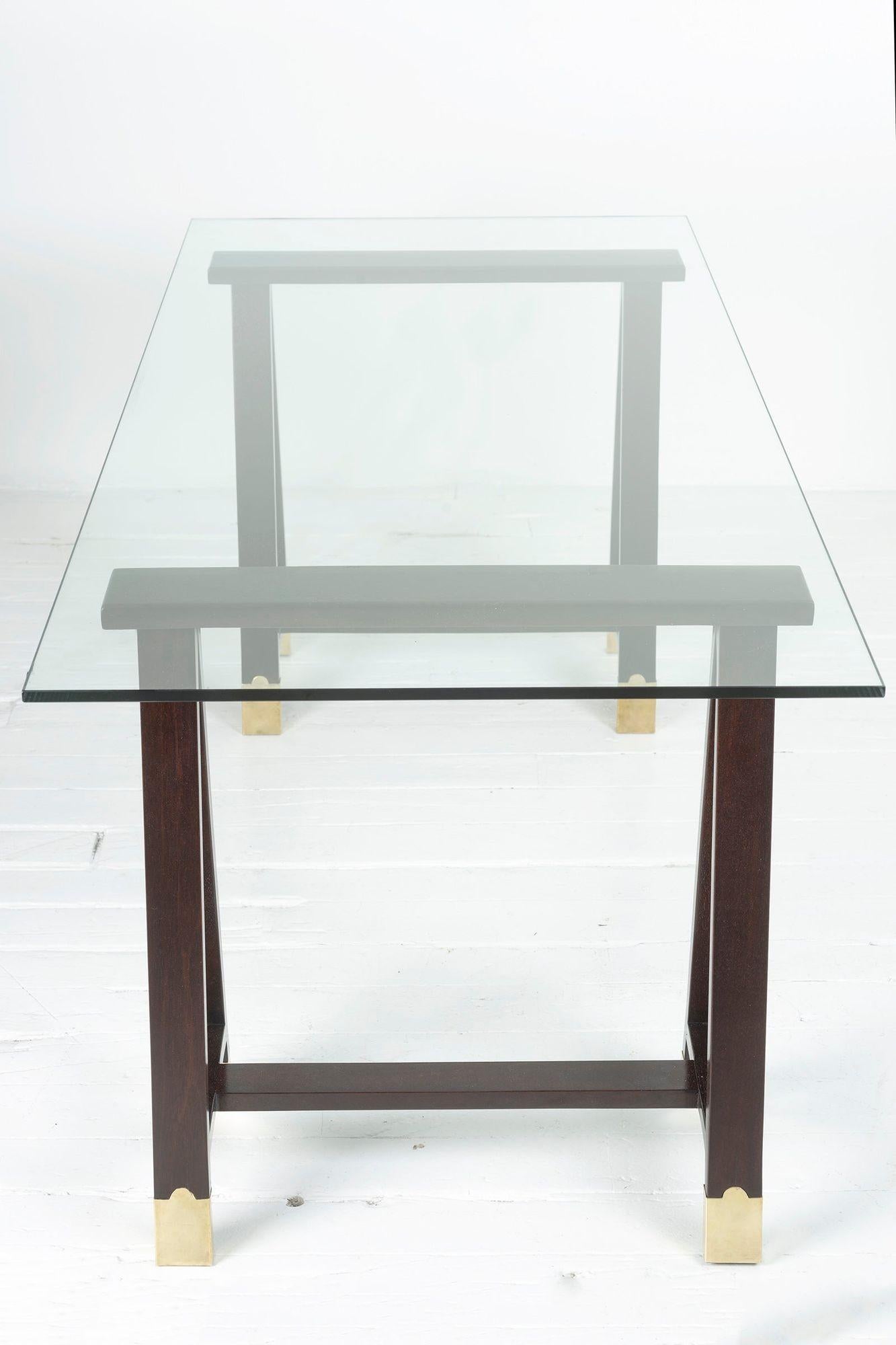 Arturo Pani Trestle Table In Good Condition For Sale In Chicago, IL