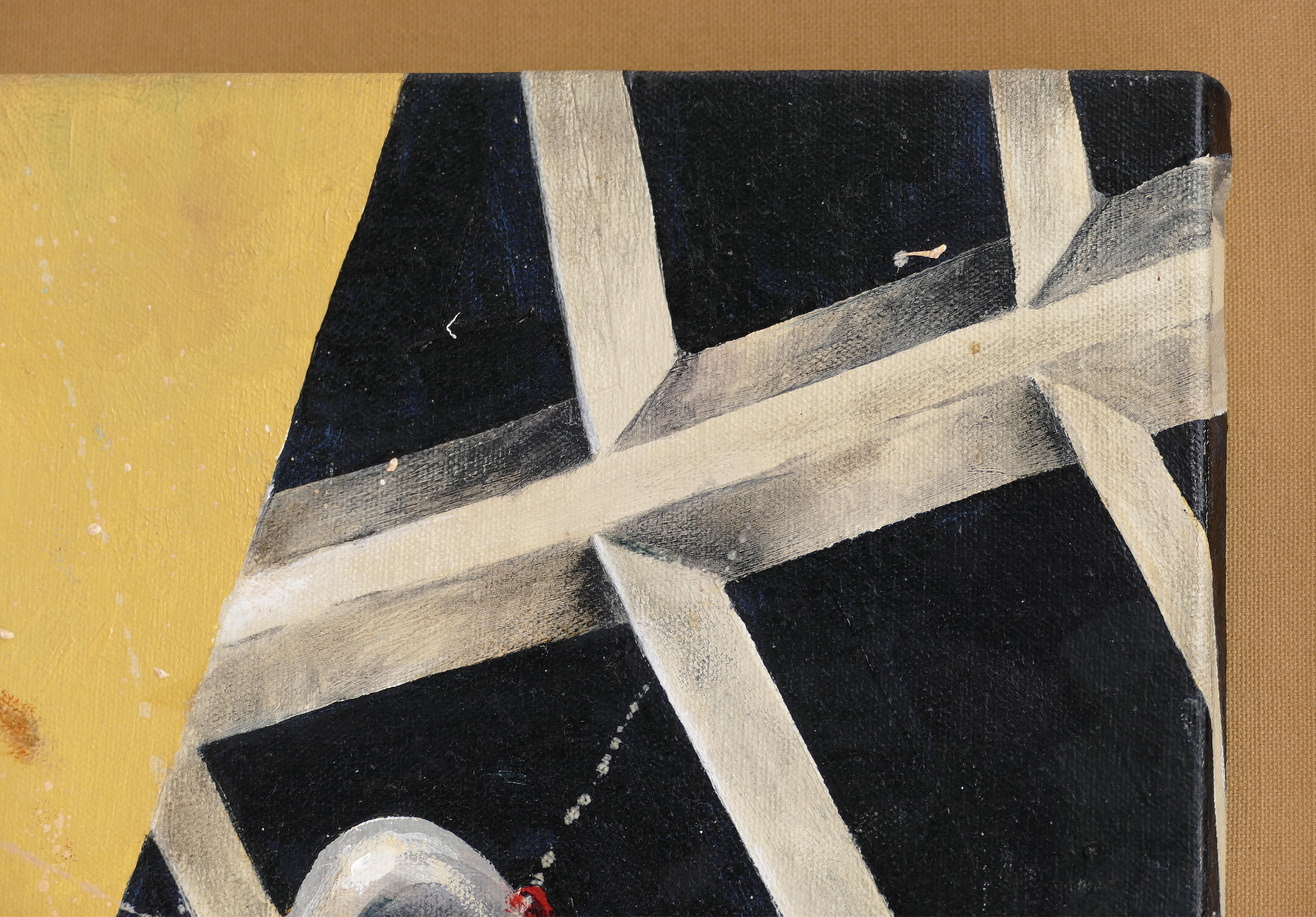 Arturo Rodriguez Abstract Painting, Cuban American Artist, circa 1980 For Sale 1
