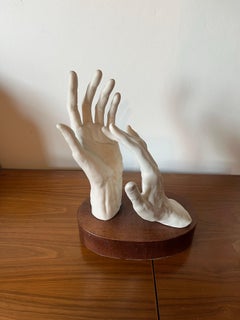 Arturo Toscanini’s Conductor’s Hands Sculpture Cybis Porcelain 1960's