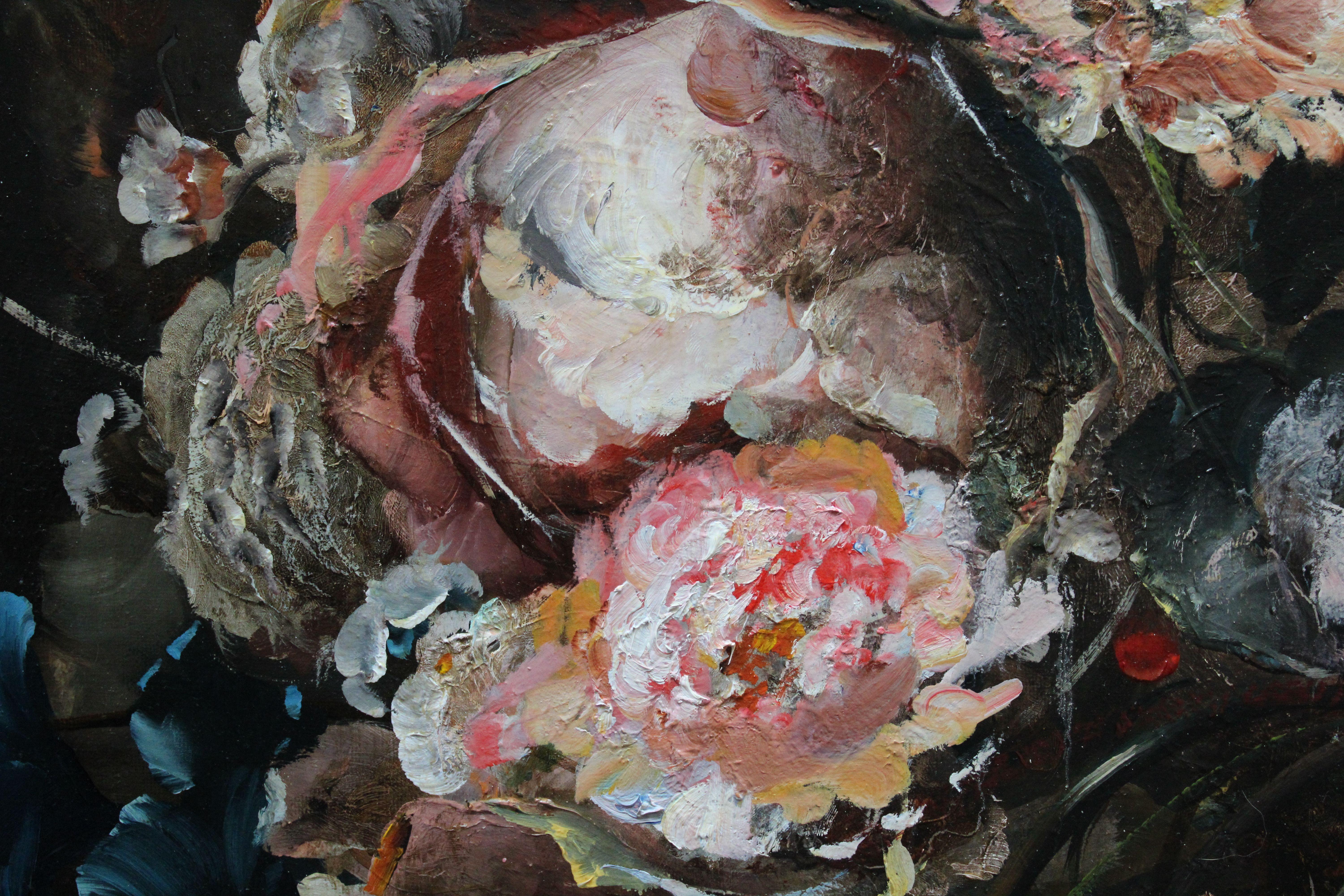 Transformation. Still life with roses. 2021. Canvas, oil, 76x61 cm For Sale 5