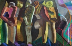 Musiciens, 61,5x103, huile/carton, 1970