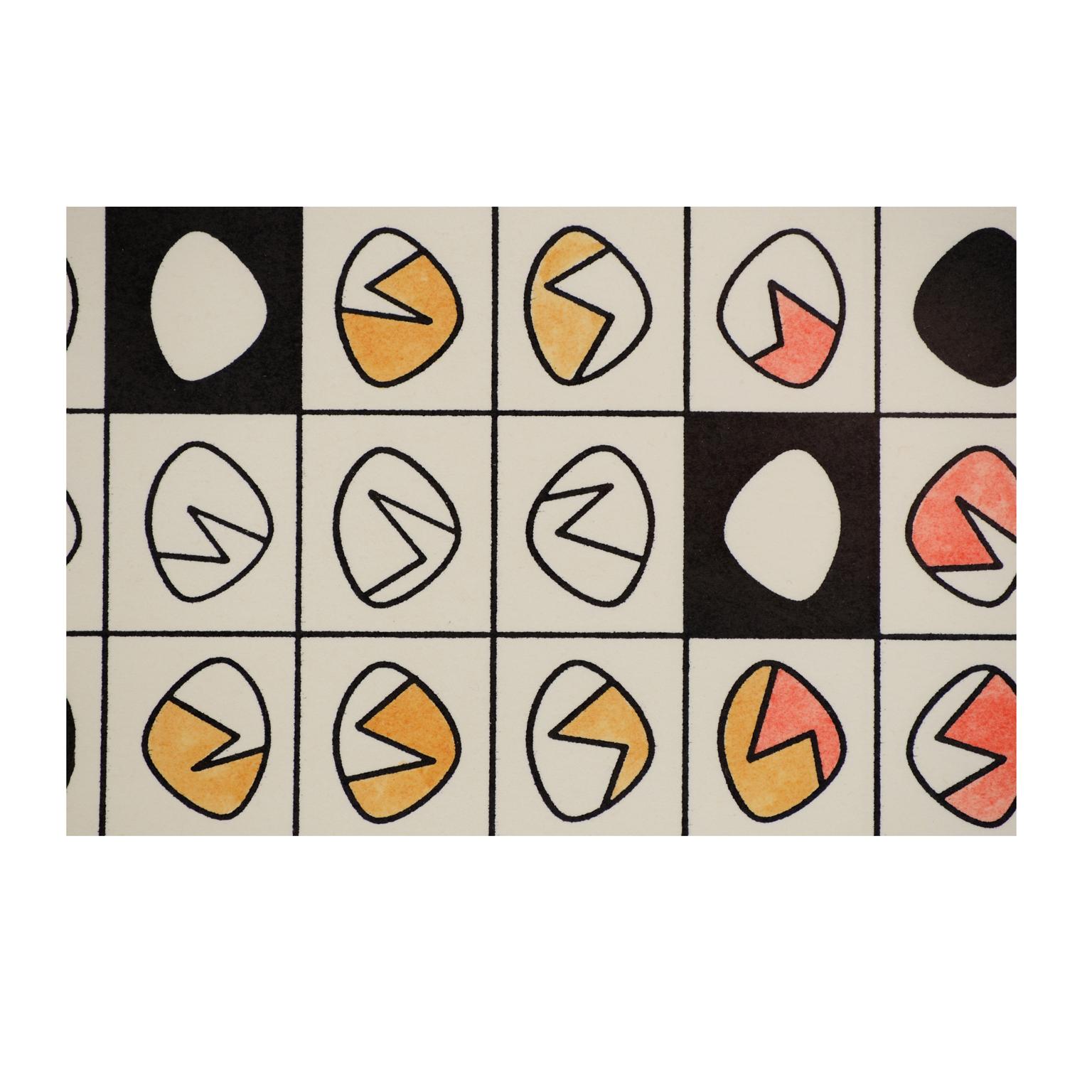 1973s Artwork by Angelo Bozzola Italian Artist “Tipo Differenziato” n. 15 of 60 For Sale 6