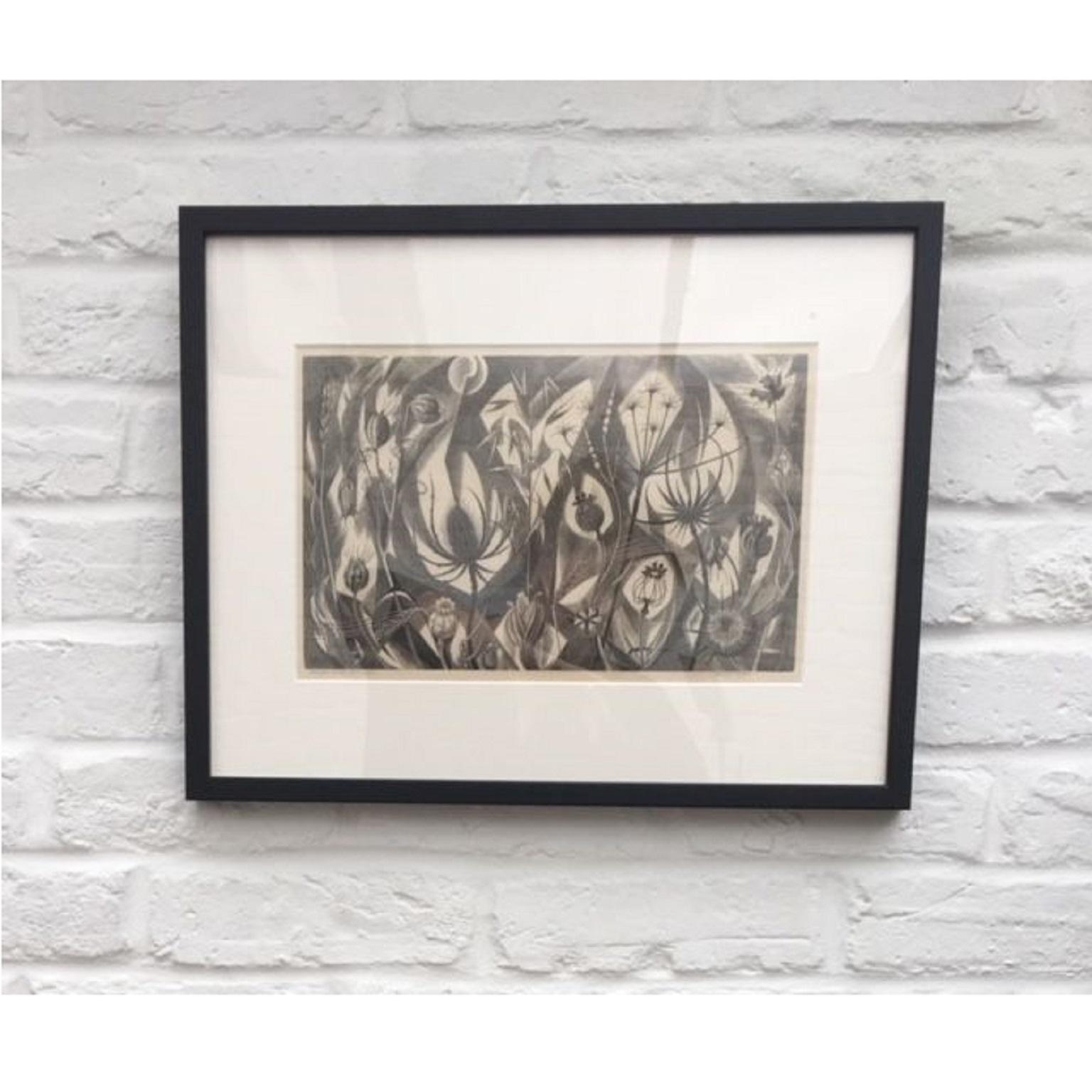 Artwork by Monica Poole ‘Designs with Pericarps’ woodcut, circa 1960

Artist: Monica Poole – (1921-2003)
Title: Design with Pericarps, Circa 1960s
Medium: Woodcut on white Japanese paper
 Mounted on 100% cotton, acid-free board.
 Inscribed