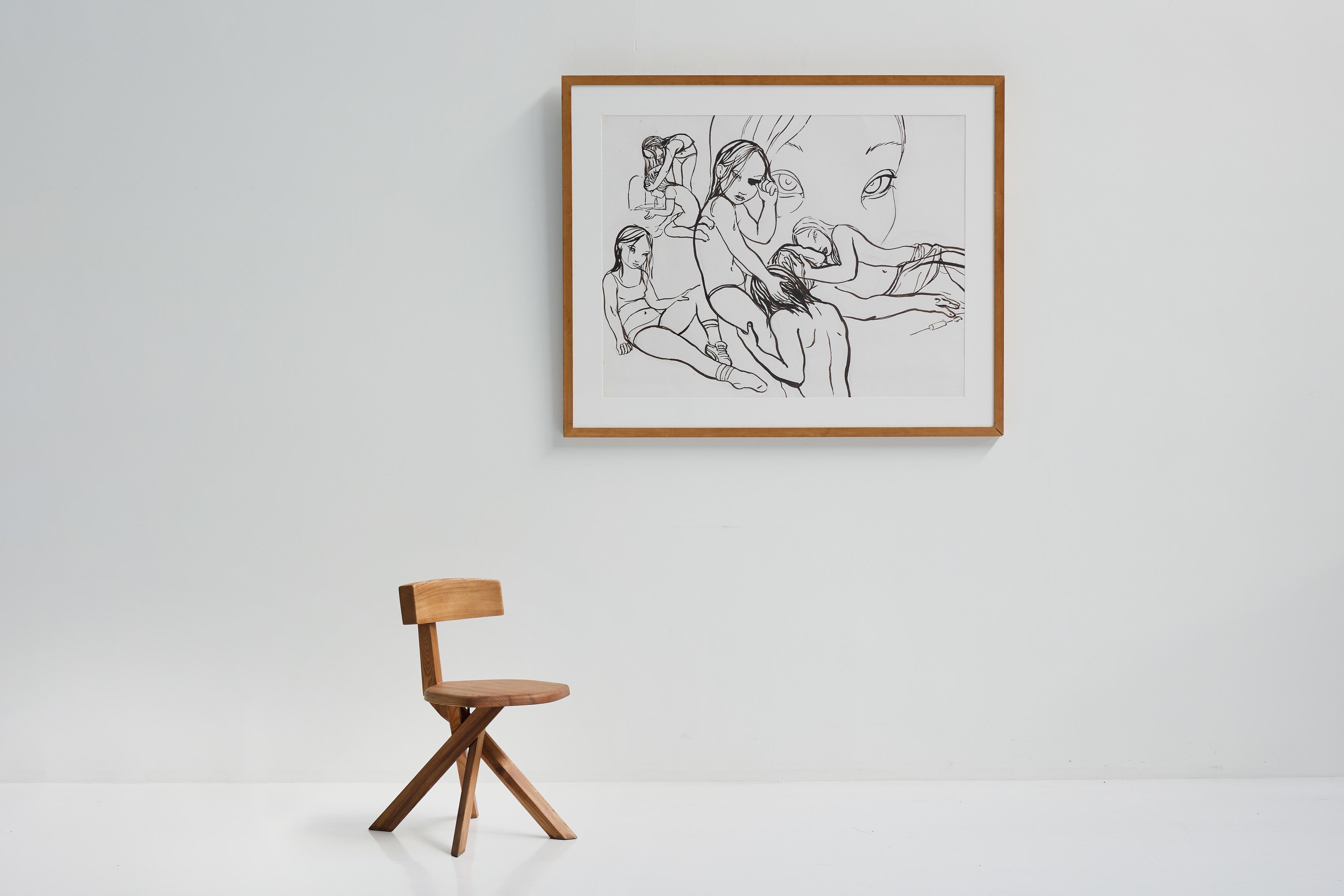 Late 20th Century Artwork by Rita Ackermann, USA, 1990s