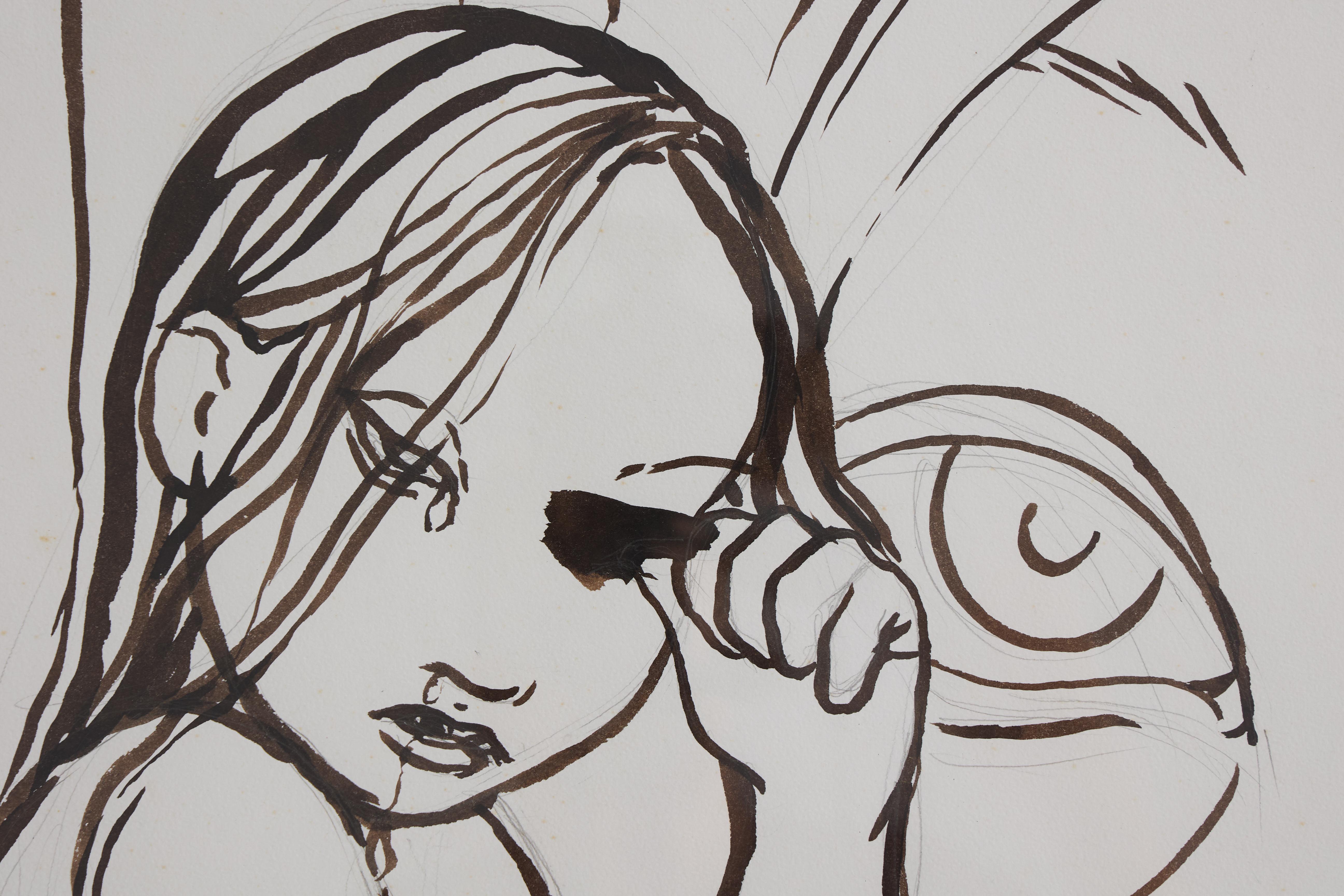 Artwork by Rita Ackermann, USA, 1990s 3