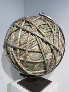 Artwork, Globe made in Paper