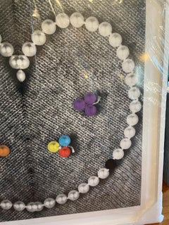 Artwork on Paper, 'Heart (with Pearls)' by John Baldessari