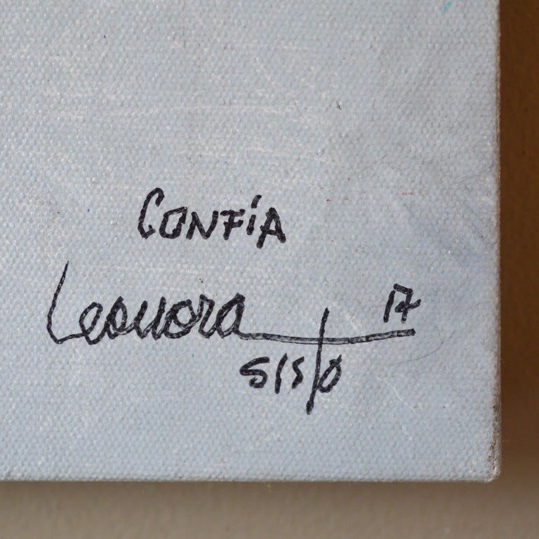 Artwork Signed by Leonora Sisto "Confía", Mexico, 21st Century For Sale