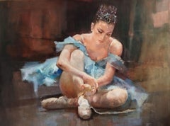 Ballerina, Arte figurativa, Pittura ad olio originale, Pezzo unico