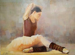Ballerina, Figuratives, Original-Figuratives, figuratives Ölgemälde, Unikat