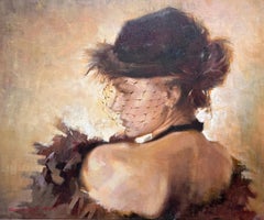 Portrait of Anna, Women Original Oil Painting, One of a Kind