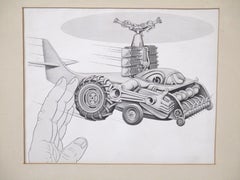Artzy Basheff Mid Century Print for Lycoming / New Ideas Advertising