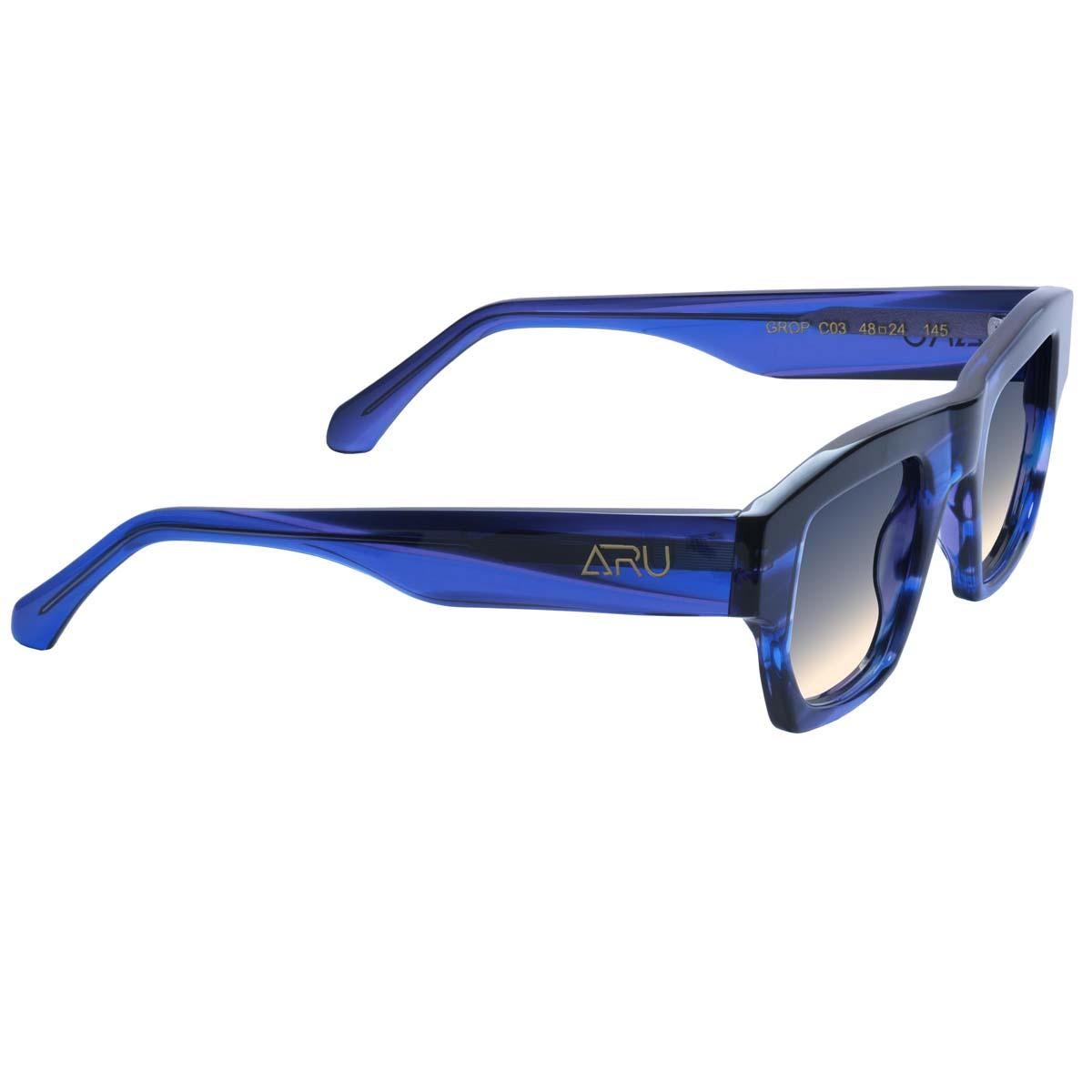 Blu Occhiali da sole blu Aru NWOT in vendita