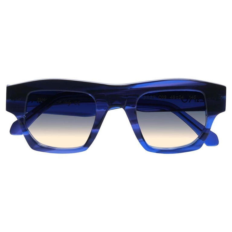 Aru blue Sunglasses NWOT For Sale at 1stDibs display picture 3