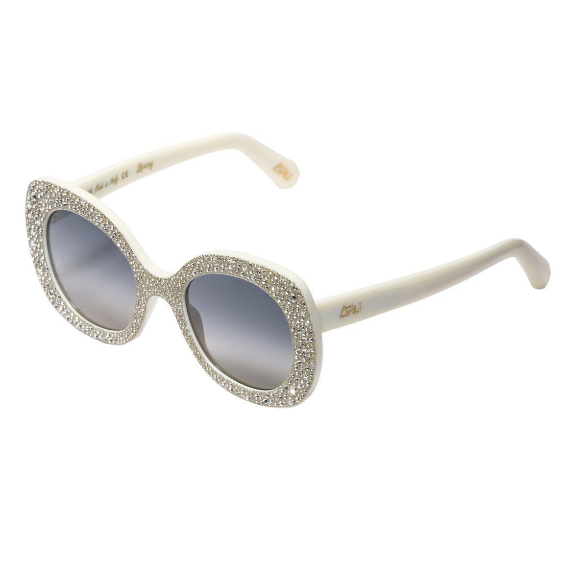 Aru Swarovski sunglasses NWOT In New Condition For Sale In Capri, IT