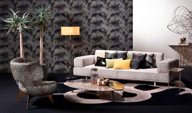 21st Century Aruba 3-Seater Sofa in Leather by Roberto Cavalli Home ...