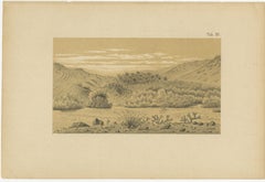 Aruba Landscape & Mountain Views - Dutch West Indies by Karl Martin, 1888