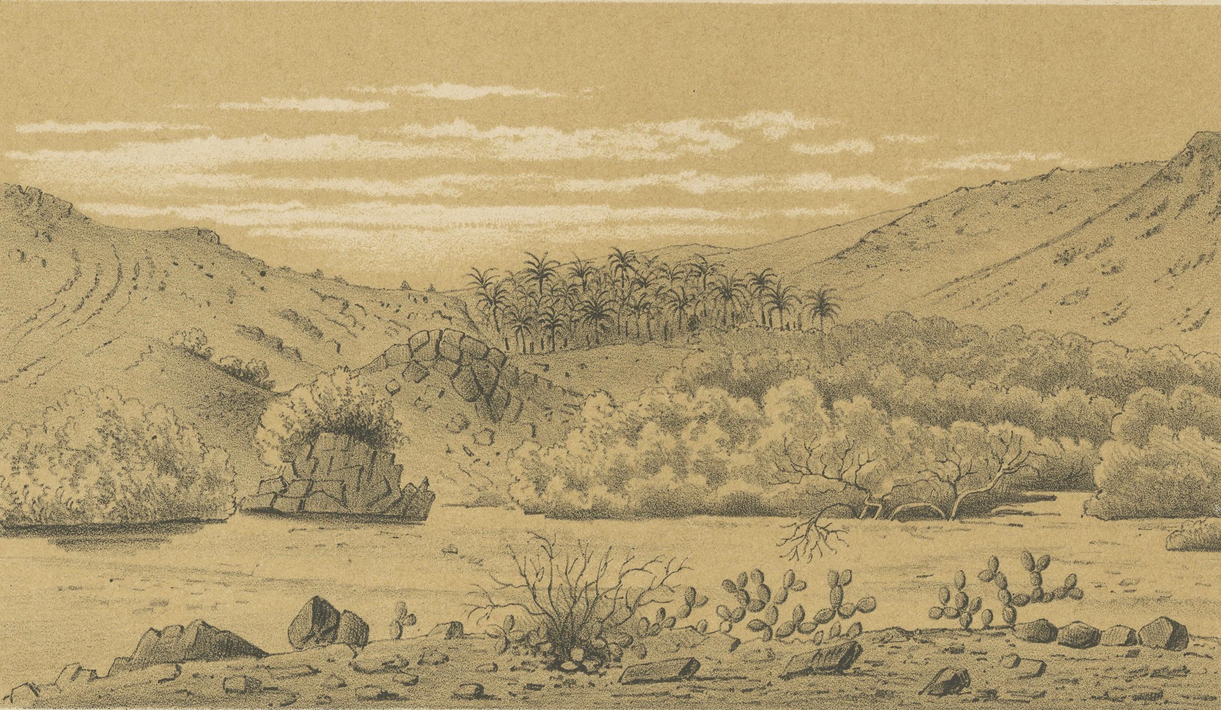 Aruba Landscape & Mountain Views - Dutch West Indies by Karl Martin, 1888