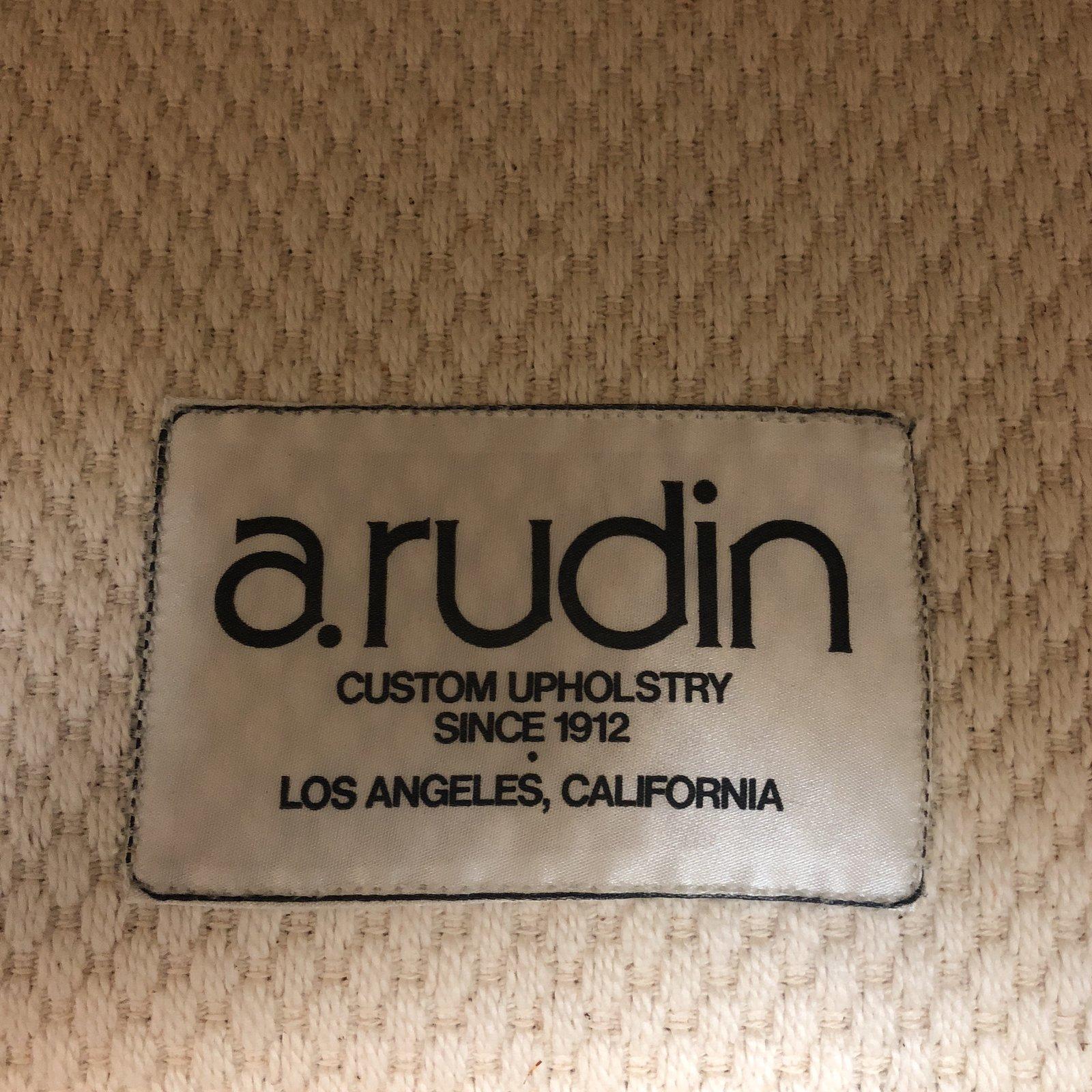 A.Rudin Off-White Upholstered Sofa For Sale 1