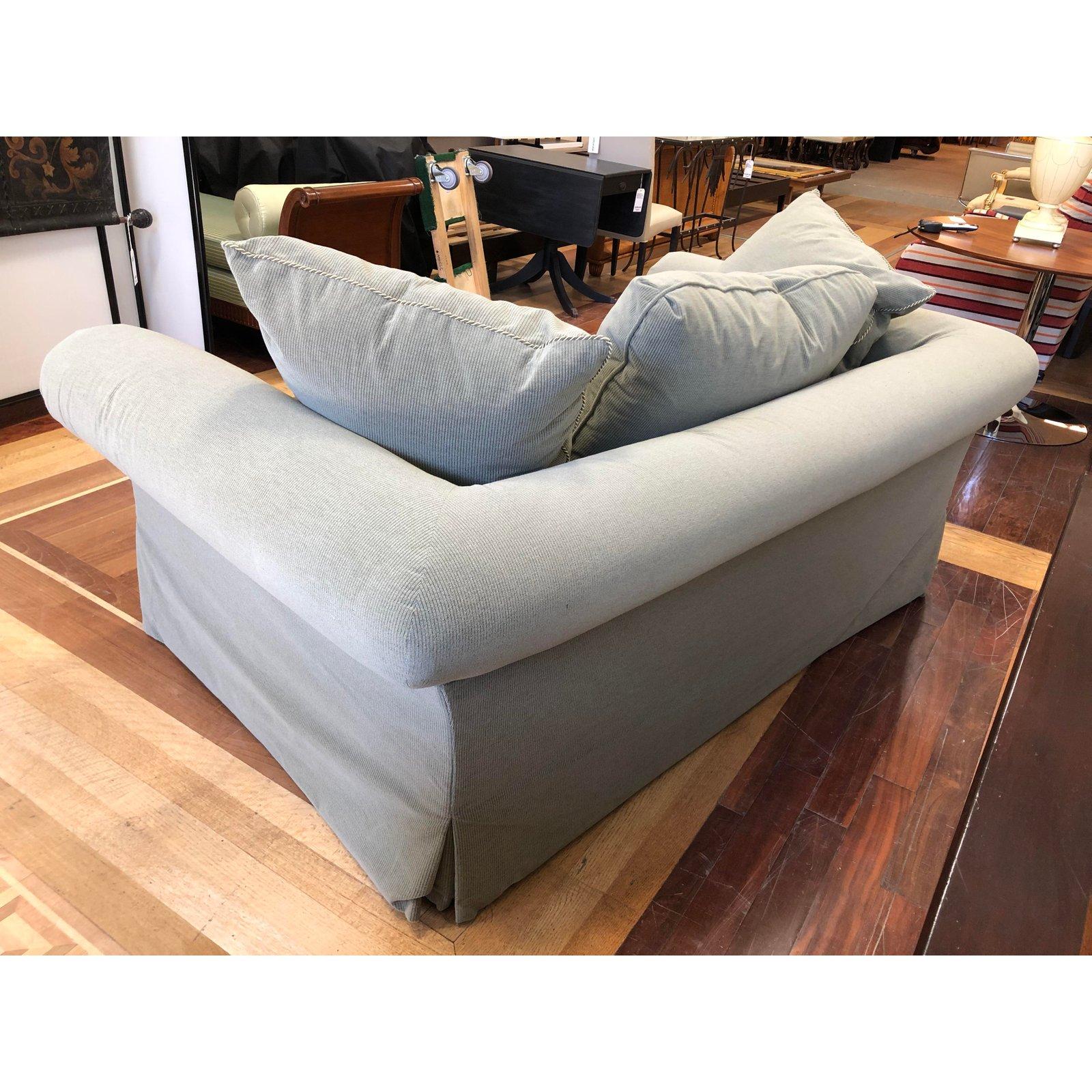 A. Rudin Rolled Arm Lounge Sofa For Sale 3
