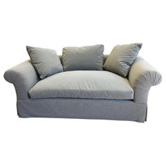 A. Rudin Rolled Arm Lounge Sofa