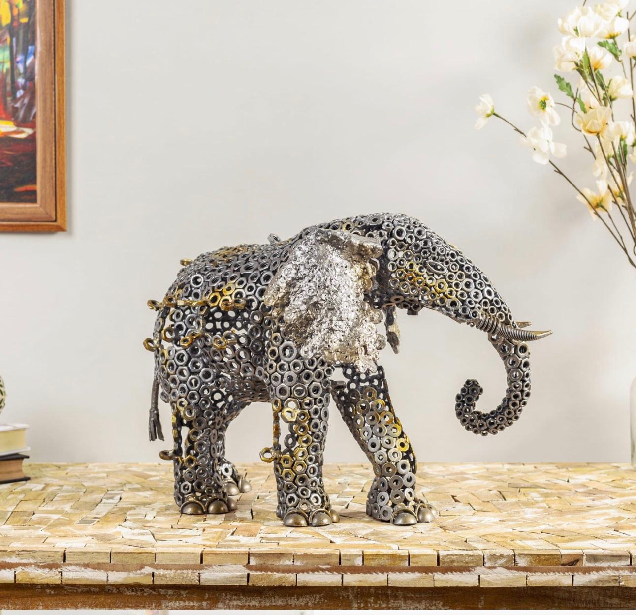  Elephant - Sculpture by Arun A