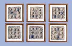 Believe, Faith, Truth, Six Panels, Ink, Earth, Watercolor, Blue, White"In Stock"