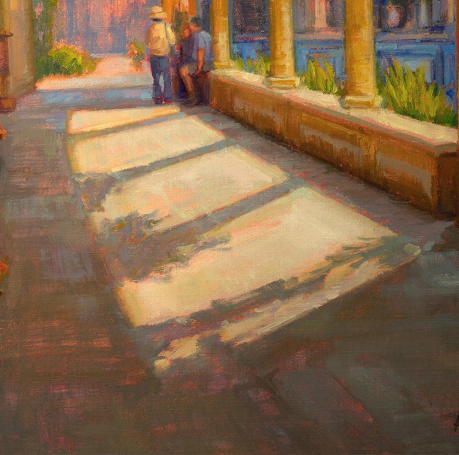 Aruna Rao - Beneath the Arches, Oil Painting For Sale at 1stDibs