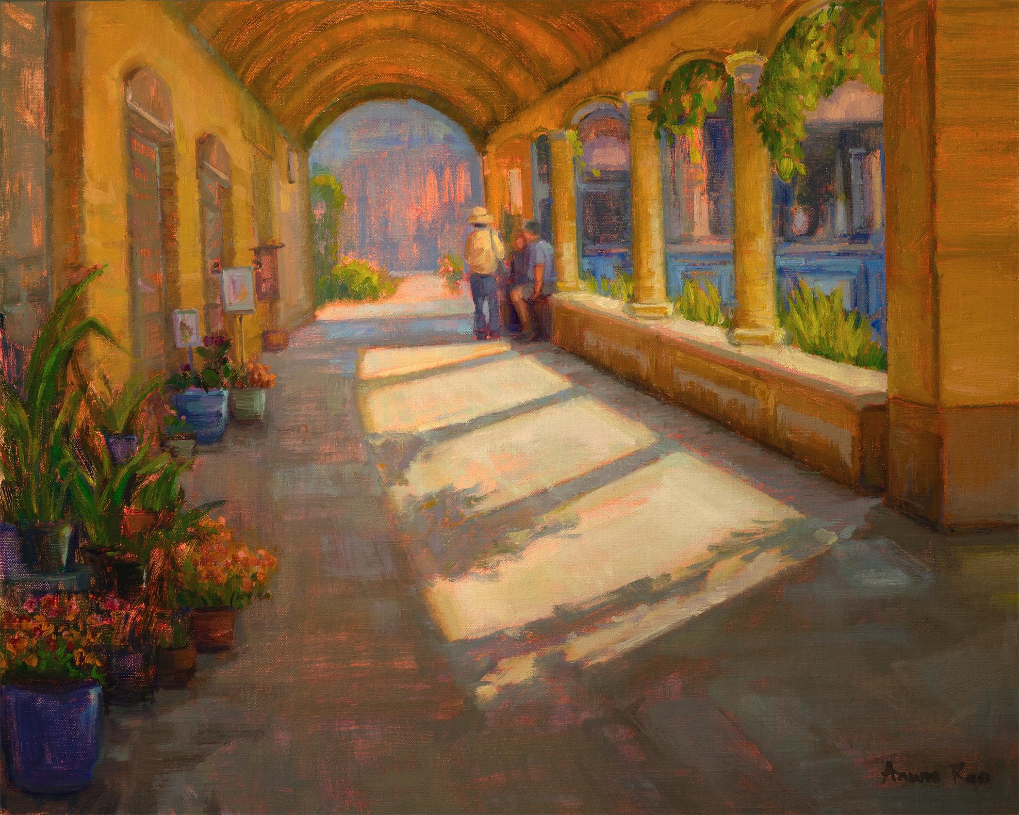Beneath the Arches, Oil Painting