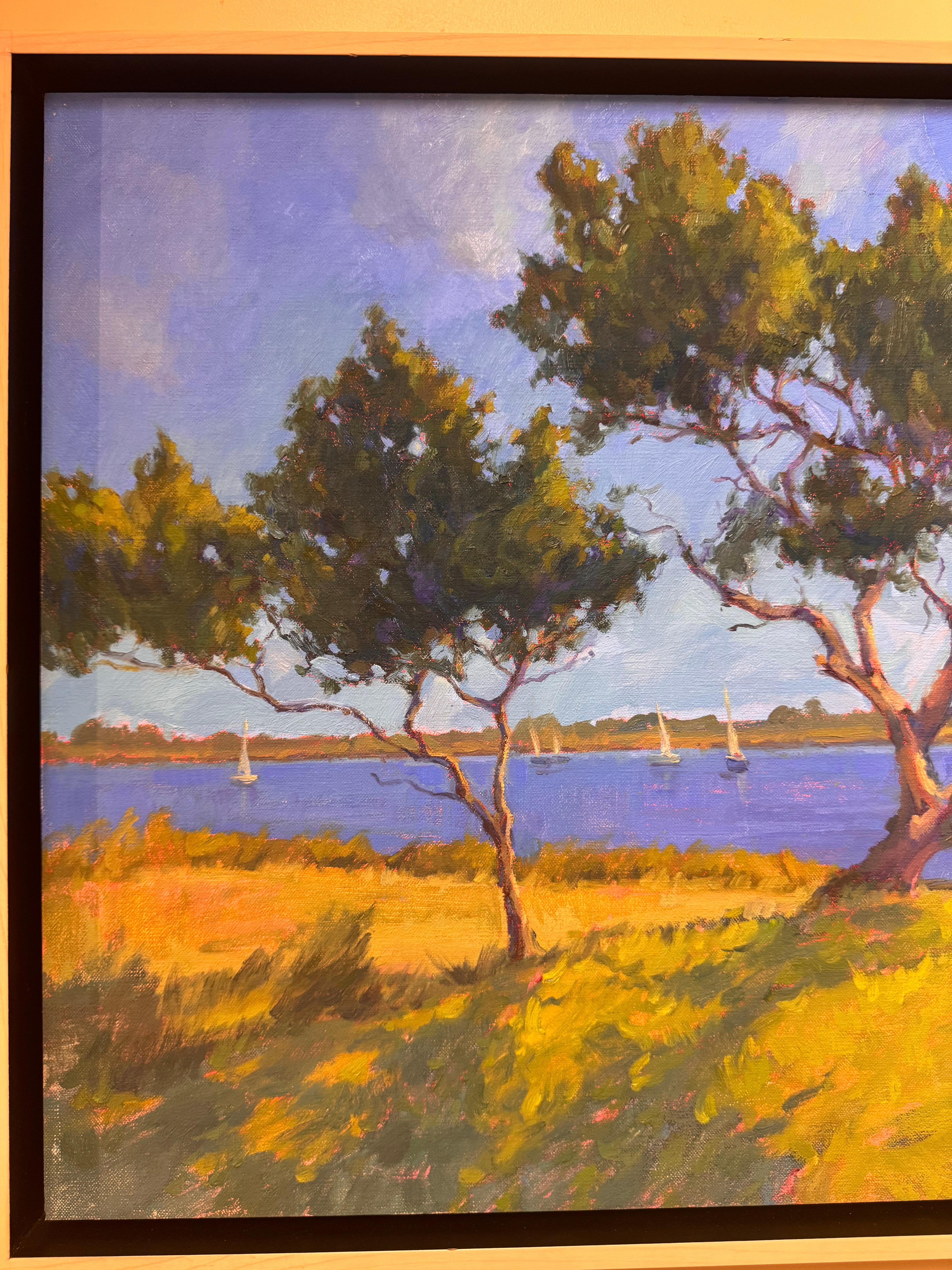 Cedar Haven – Painting von Aruna Rao