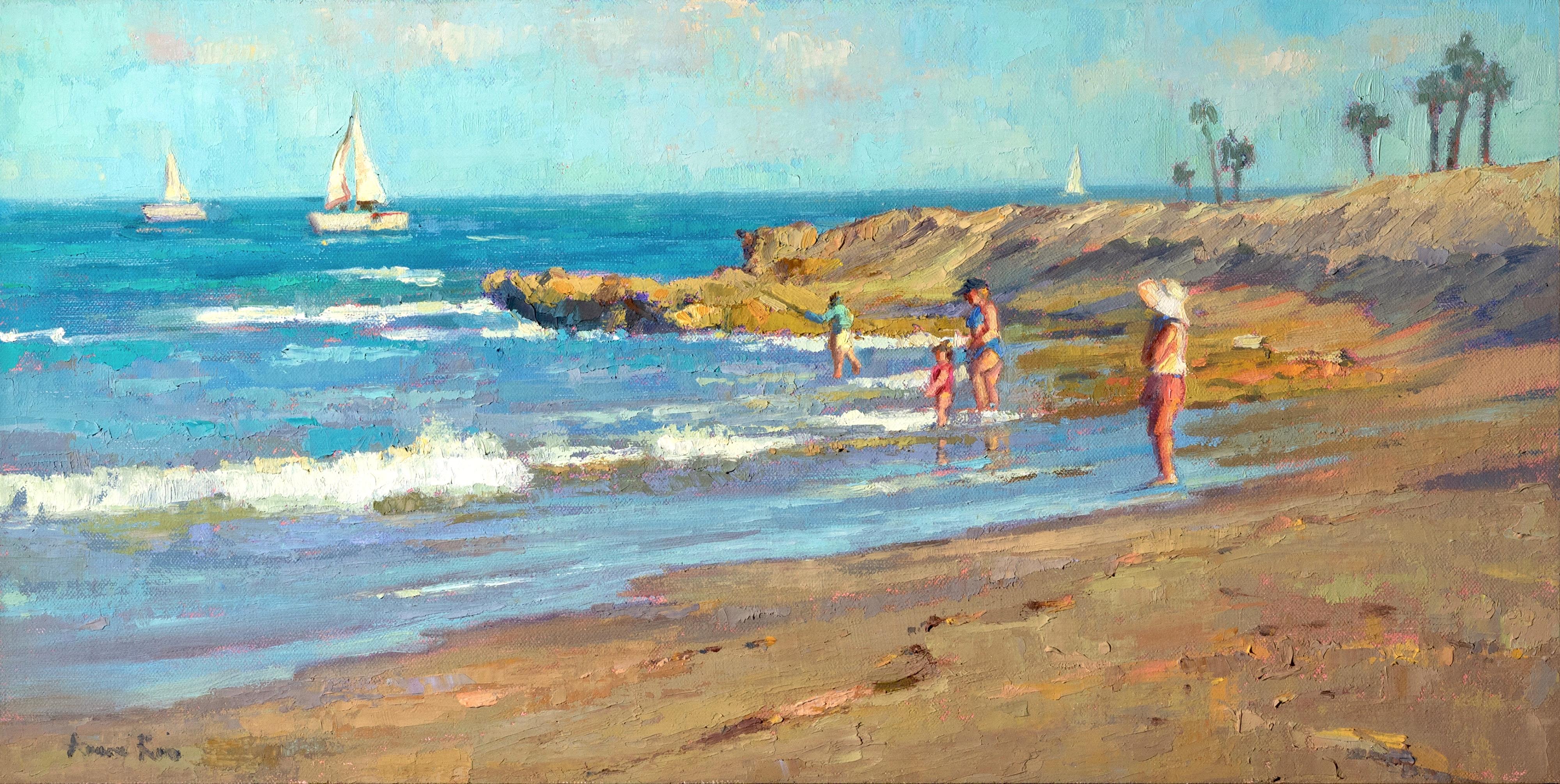 Landscape Painting di Aruna Rao - Serenità del mare