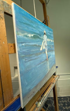 Elle est comme le vent, peinture à l'huile