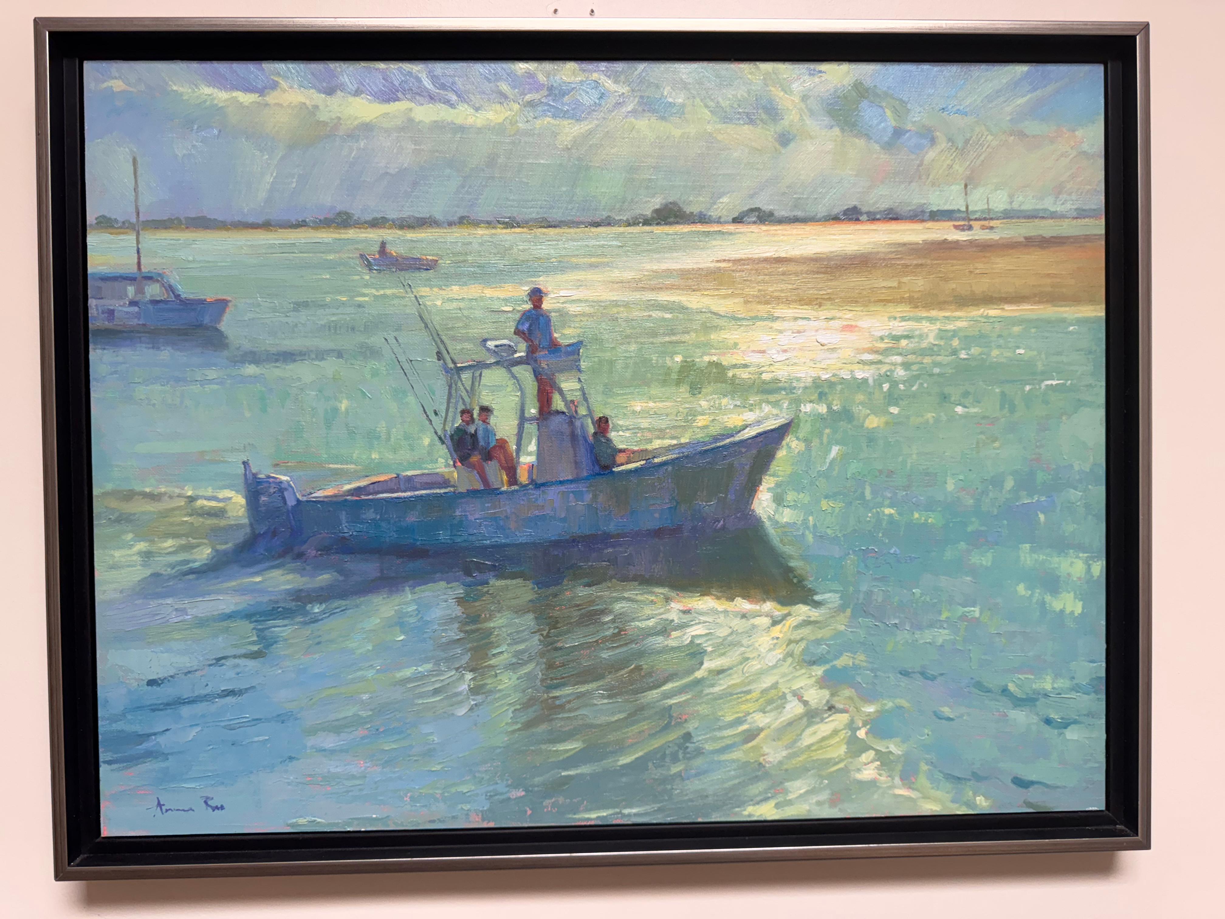 Estado de ánimo soleado - Painting de Aruna Rao