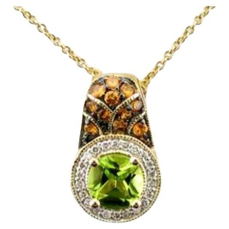 Arusha Exotics Pendant featuring Green Apple Peridot For Sale at 1stDibs