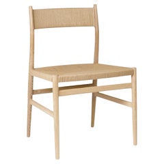 Esszimmerstuhl ARV – geölte Eiche und Papierkordel von David Thulstrup