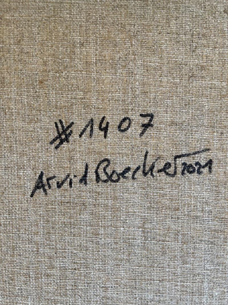 #1407 (Pittura astratta) - Abstract Painting Blu di Arvid Boecker