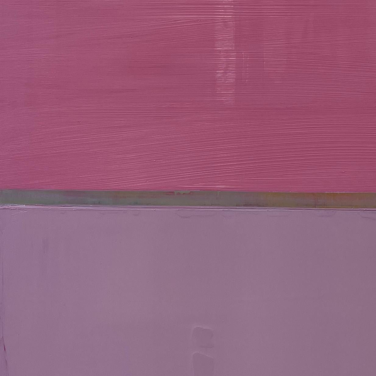 #1594 (Abstract painting) - Pink Abstract Painting by Arvid Boecker