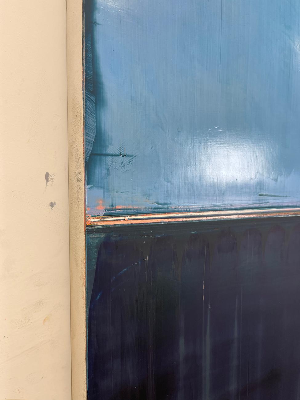 #1625 (Pittura astratta) - Abstract Painting Blu di Arvid Boecker