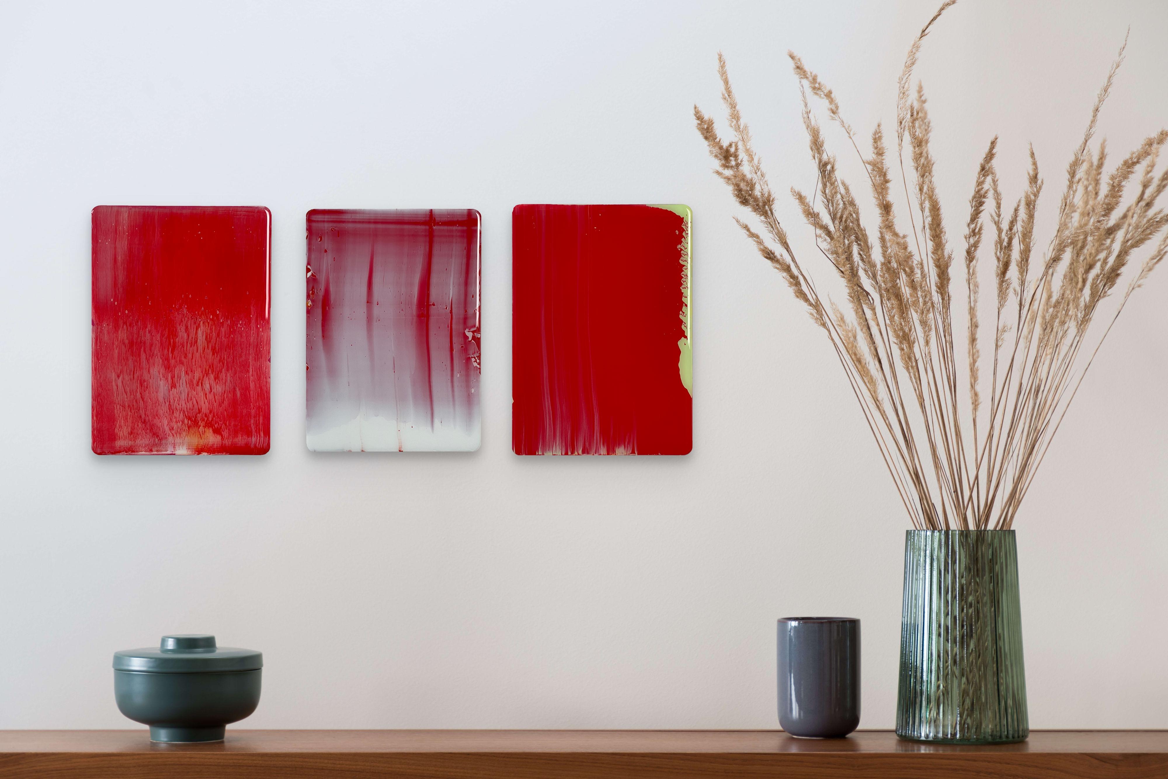 20240060 (Pittura astratta) - Abstract Painting Rosso di Arvid Boecker