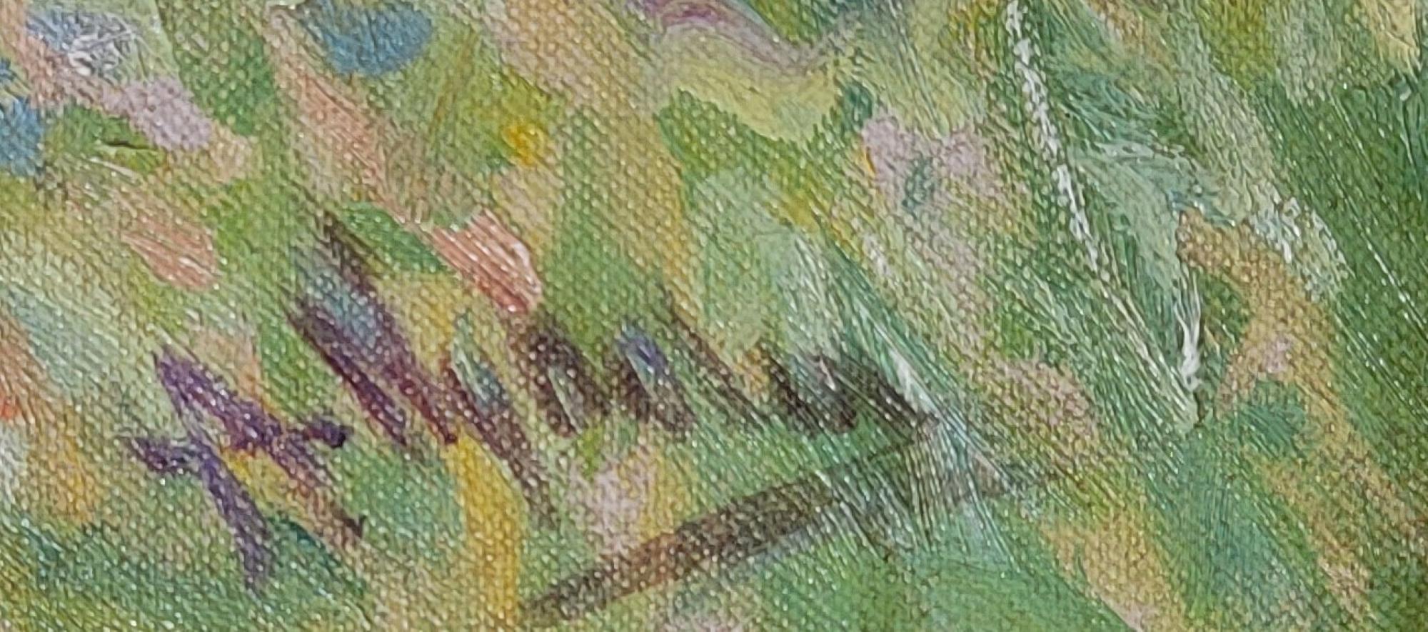 Peinture de paysage d'Arvid Nyholm, impressionniste, suédois-américain, Chicago en vente 2