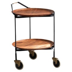 Retro Ary Fanérprodukter Nybro Tea / Bar Trolley model ‘Impala’, Sweden, 1950's